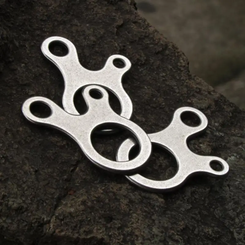 

Antislip 3-Hole Carabiner Knot Quick Fast Knotting Buckle For Tent Climbing Camping Hiking Hook Tent Accessories Outdoor Tools