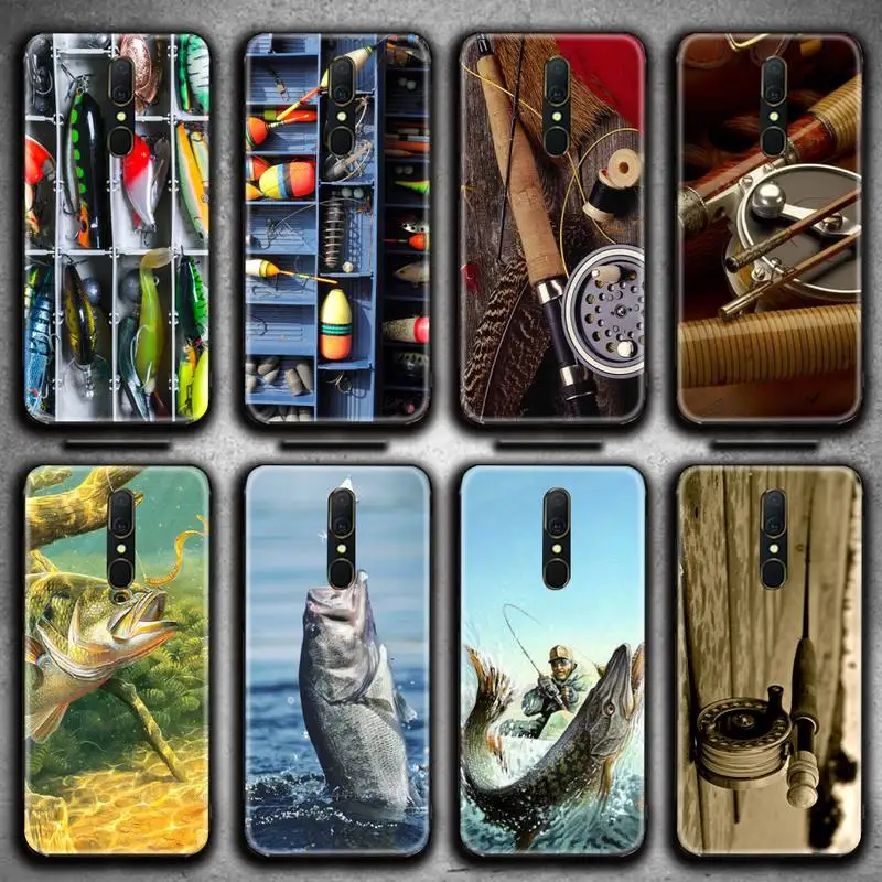 Охота и рыбалка арт Рыбная Удочка чехол для телефона Oppo A5 A9 2020 Reno2 z Renoace 3pro A73S A71