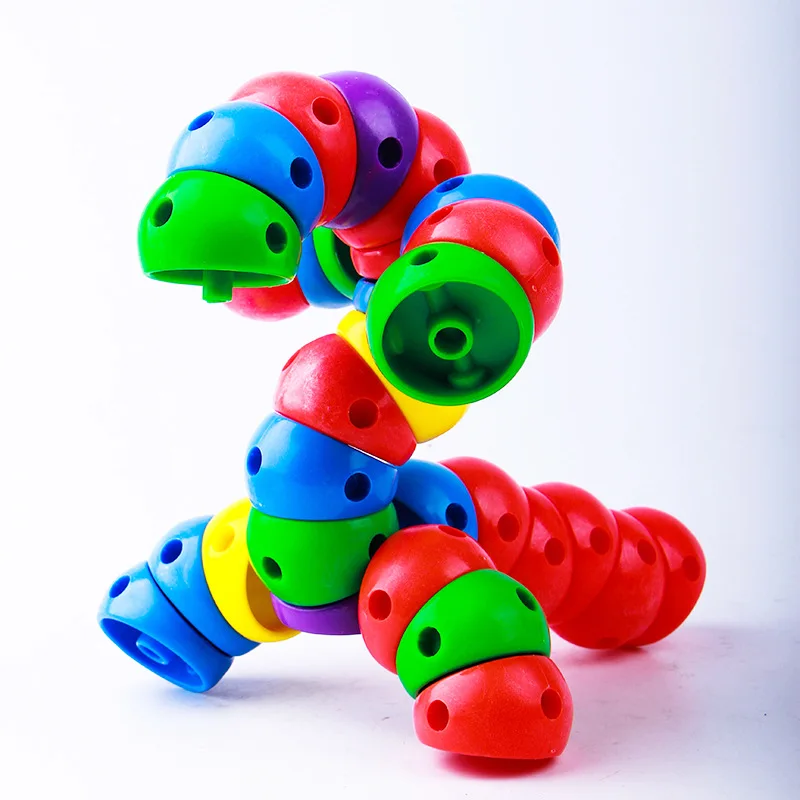 

Flexible Music Children's Educational Desktop Building Blocks for Children Fight Inserted Plastic Building Blocks Kindergarten