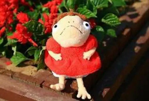 Мягкая Плюшевая игрушечная кукла Ponyo на скале принцесса понё студийная ghiспектр 12