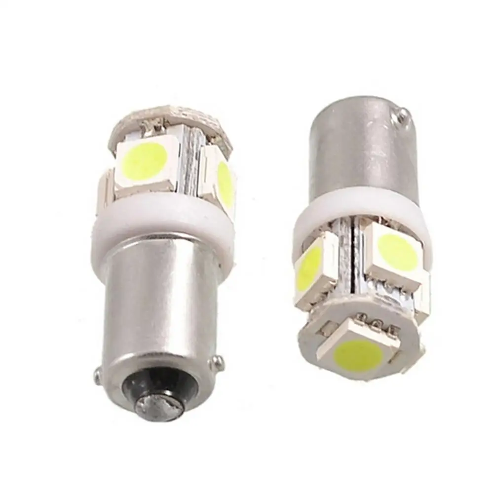 

2x T11 BA9S Xenon 5050 5SMD Car LED Light Auto Bulb Lamp T4W H6W Indicator Light