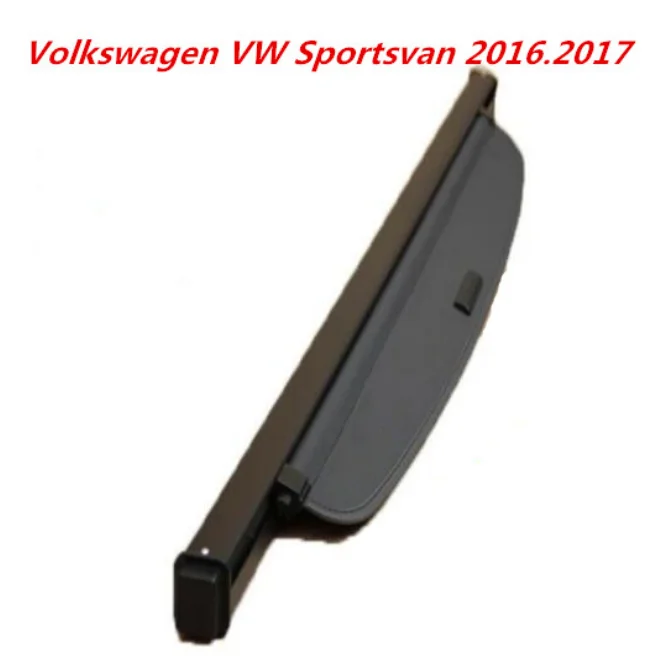 

Car Rear Trunk Security Shield Cargo Cover For Volkswagen VW Sportsvan 2016 2017 2018 High Qualit Black beige