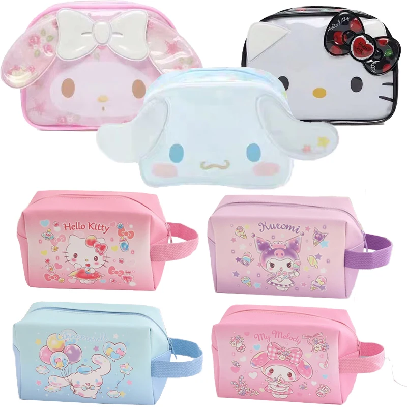 

Sanrioed Cinnamoroll сумка Mymelody Kawaii анимация Водонепроницаемая Портативная сумка Cinnamoroll большая емкость косметичка Сумка для стирки