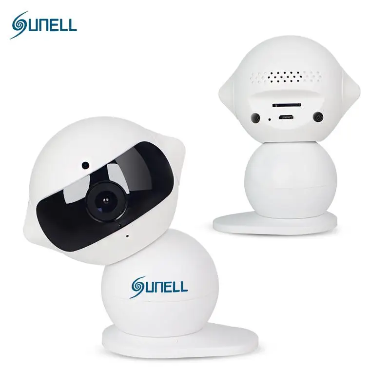 Беспроводная домашняя ip камера sunwell 960P мини видеонаблюдения с роботом сетевая