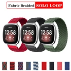 Ремешок для Fitbit Versa 3, Эластичный Браслет, Браслет для fitbit Sense Solo, нейлоновый ремешок для наручных часов, Сменные аксессуары