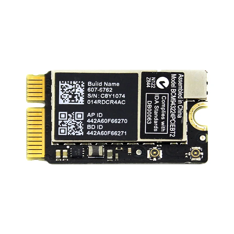 Оригинальный ноутбук карта Wi-Fi BCM943224PCIEBT2 для Macbook Pro A1369 A1370 A1465 A1466 Карта BT 4 0 2010 2011 2012