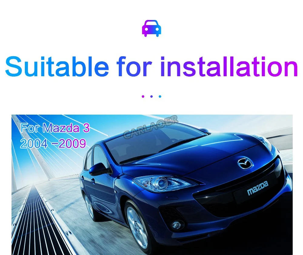 4G+ 32G Android 8,1 Автомагнитола для Mazda 3 2004-2013 maxx axel Wifi авто стерео Автомобильная dvd-навигационная система стерео Мультимедийный Плеер