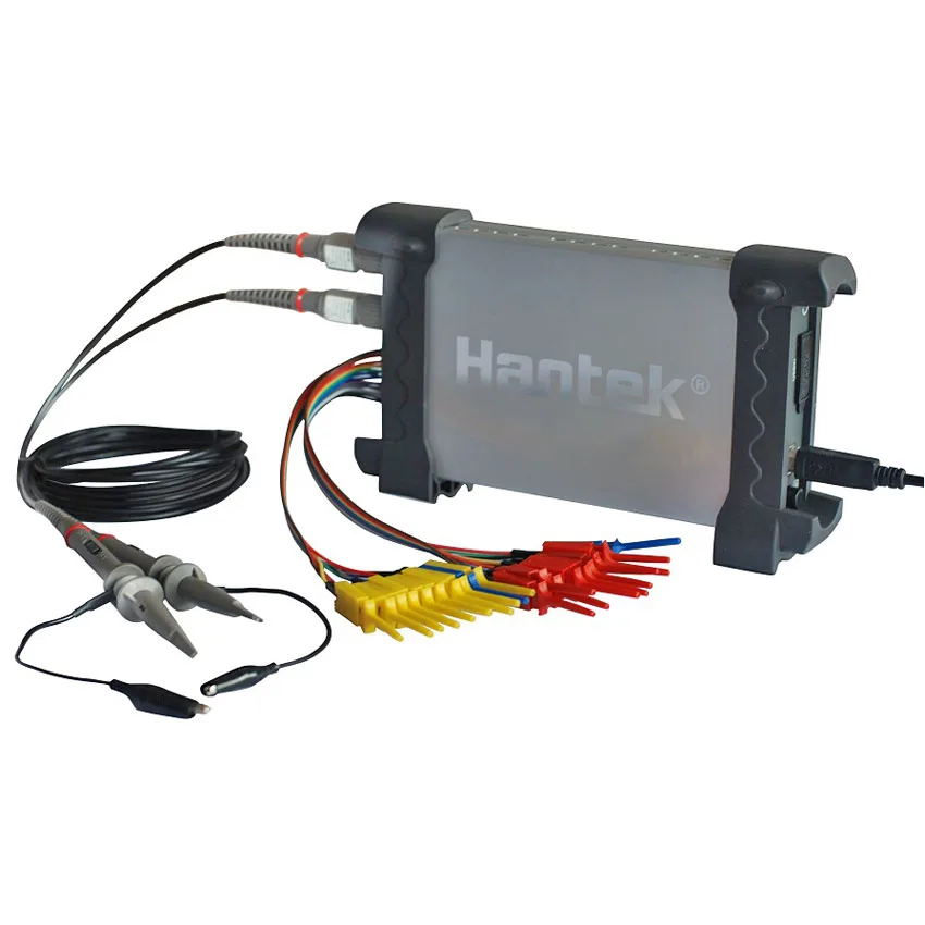 Hantek официальный 6022BE ноутбук USB цифровой осциллограф 2 канала 20 МГц Портативный Osciloscope 6022BL