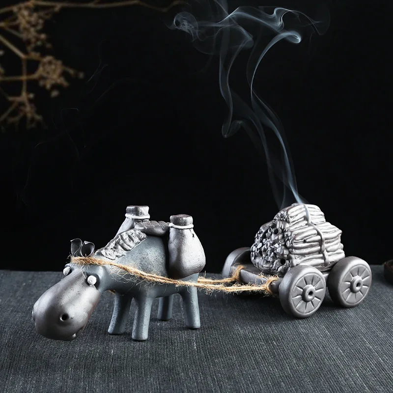 Креативный обратного потока буддийский домашний декор курильница фиолетовая