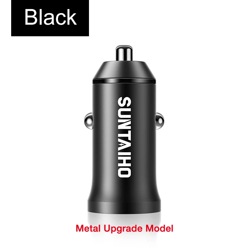 NEW Car Charger Suntaiho двойной зарядное устройство USB мини автомобильное зарядное устройство 2.4A мобильный телефон автомобильное зарядное устройство адаптер автомобильный gps Samrtphone для iPhone Xiaomi huawei - Тип штекера: NEW Car Charger