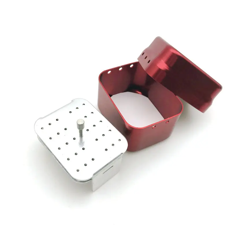 30 отверстий Держатель зубных боров стенд автоклавная дезинфекционная коробка