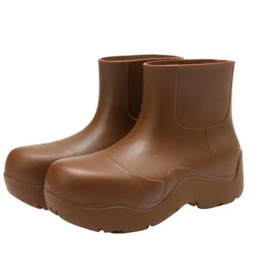 Новинка 2021 роскошные женские резиновые непромокаемые ботильоны для прогулок