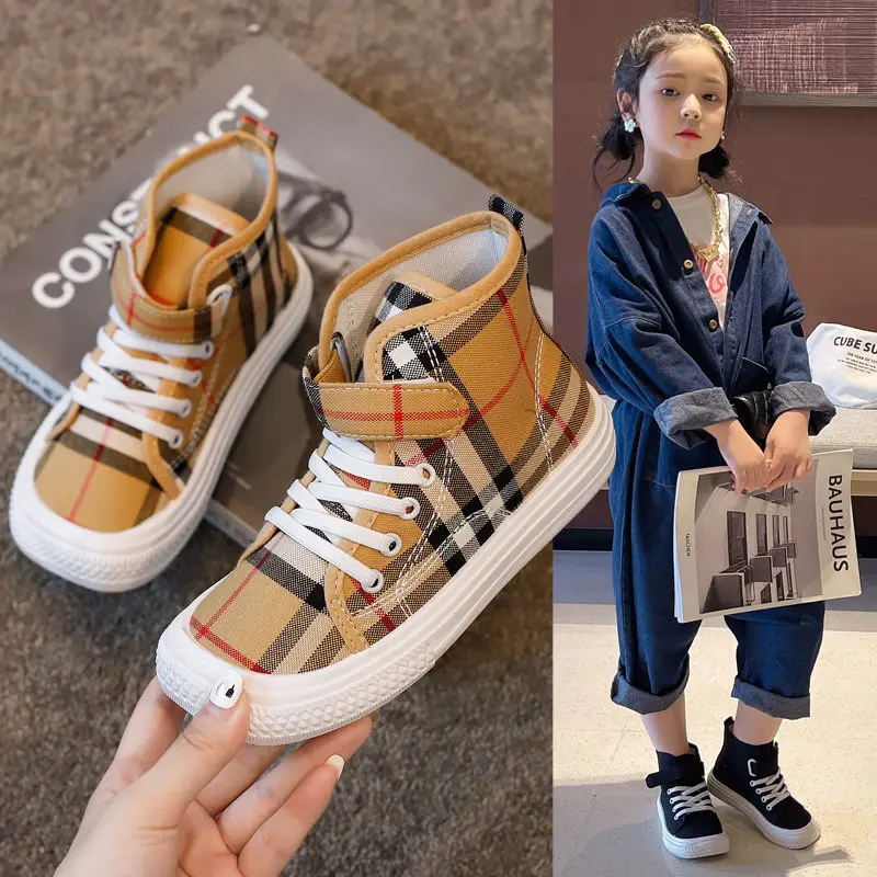 

Autumn Girls Sneakers For Children Flat Shoes Kids Girls Shoees Breathable Canvas Tenis Infantil