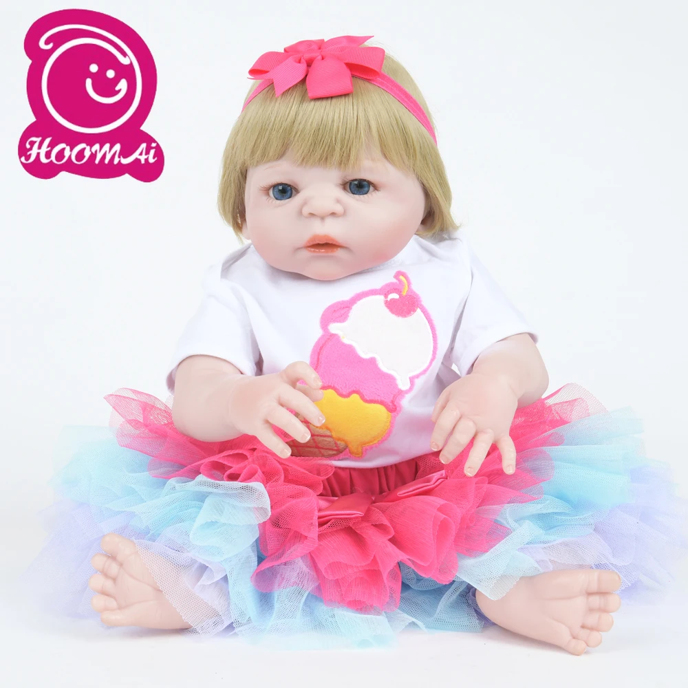 22 ''новые Bebe Reborn куклы для оптовой продажи прекрасный полный силиконовый