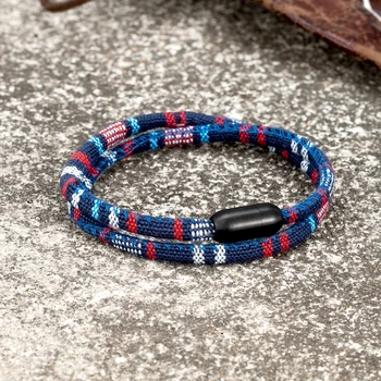 Surfer Bracelet For Men Women Black Magnet Buckle 6