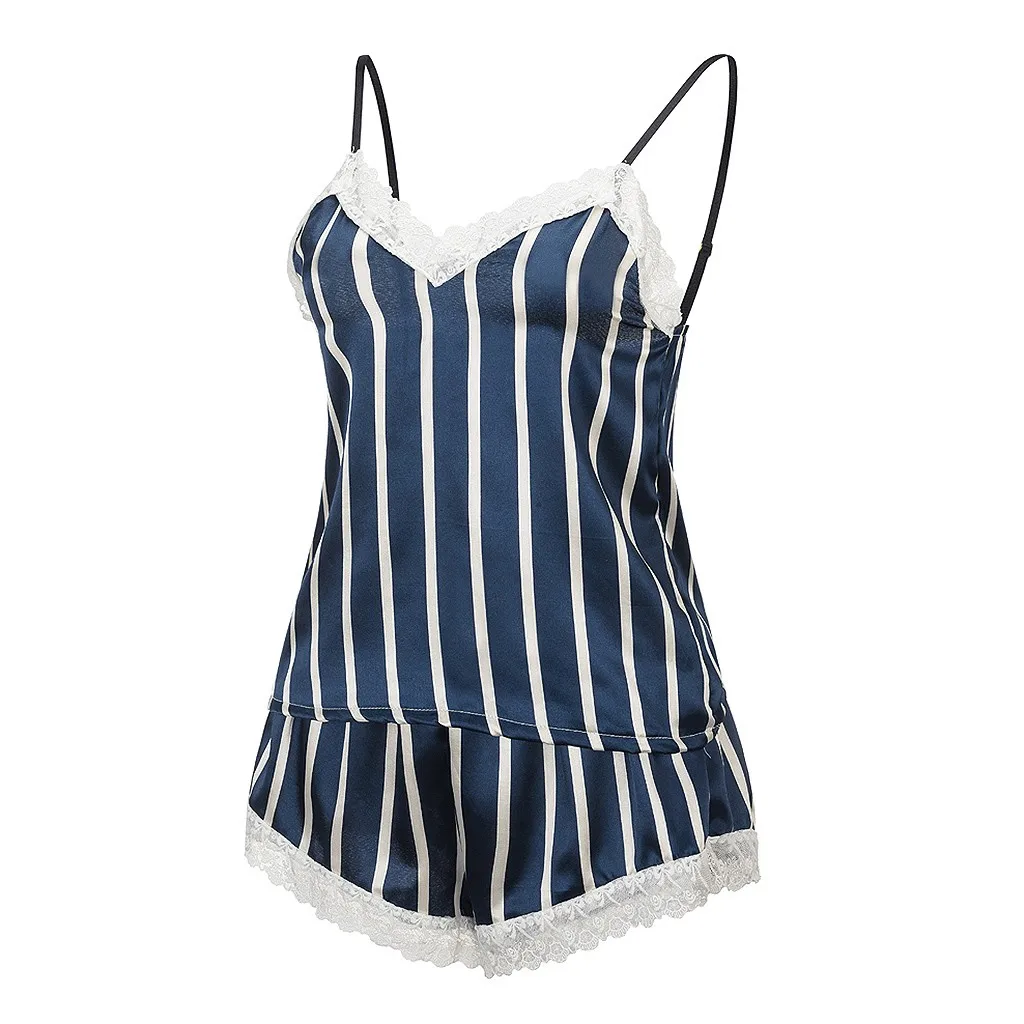 S XXL полосатый топ на бретельках атласный розовый короткий сексуальный кружевной