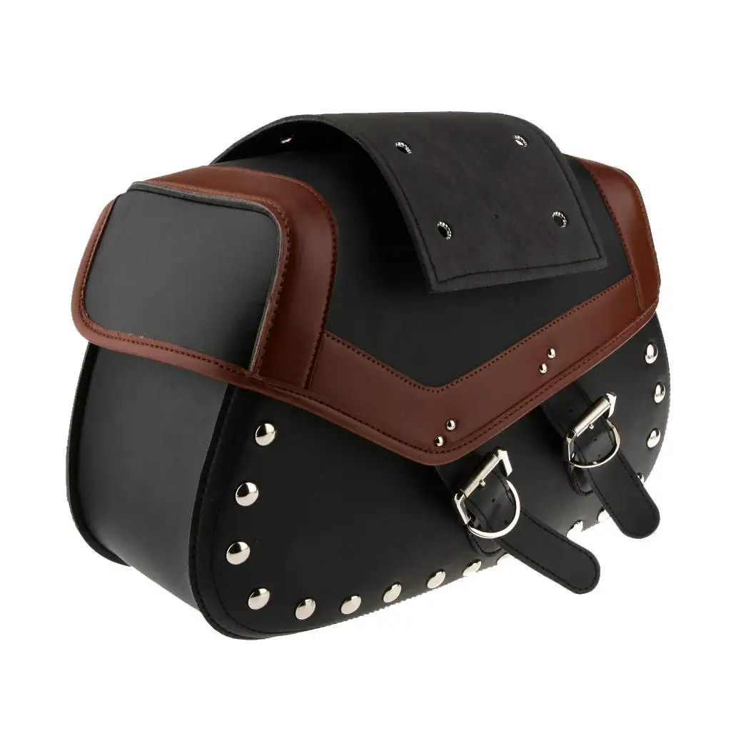 

Universal Rider Leather Motorcycle Saddle Bags Cycling Guards for Road Glide