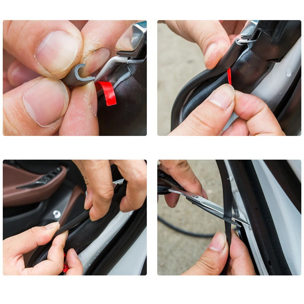 

Car Door Trim Rubber Seal Protector Guard Strip Car Protection Door Edge Door Edge Guard / Protected Lining