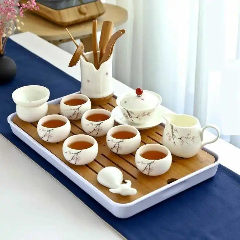 

Vintage Dekoration Travel Teapot Afternoon Kung Fu Shabby Chic Chinese Home Decoration Accessories Tea Pot China Teaware Set