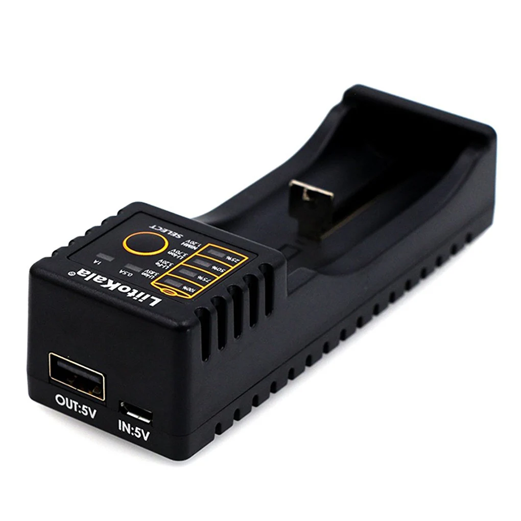 Liitokala Lii-100 зарядное устройство для 18650 26650 4 35 V/3 2 7 V/1 V перезаряжаемая батарея |