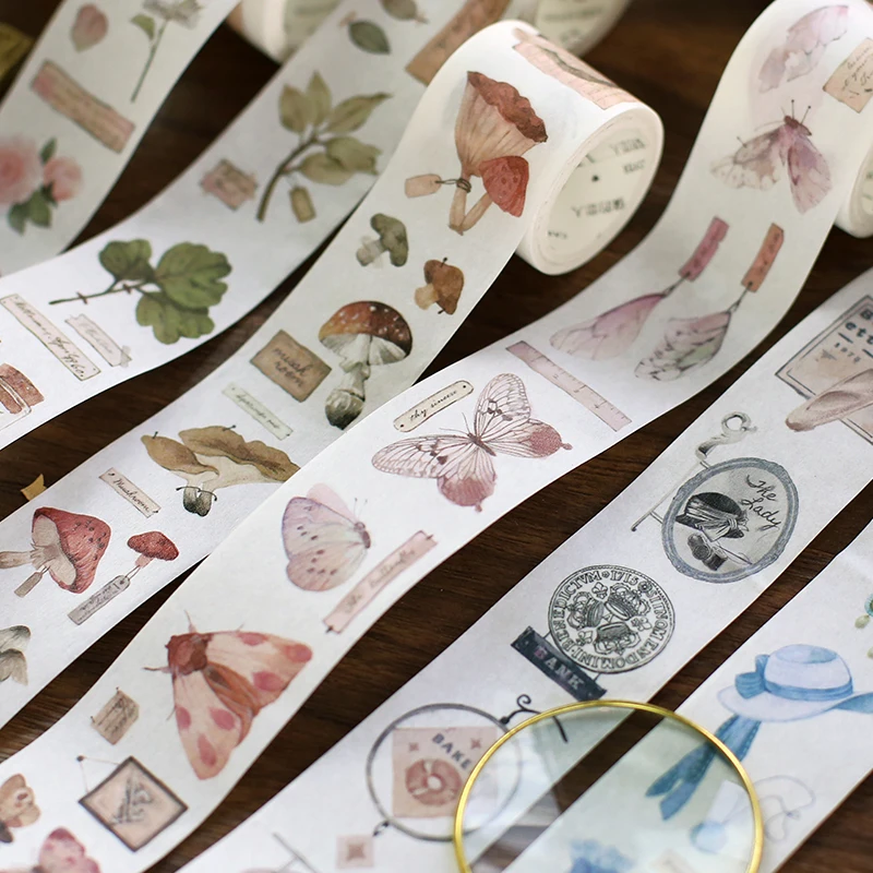 Винтажные искусственные образцы junkdiary Washi лента Carft бумажная клейкая DIY