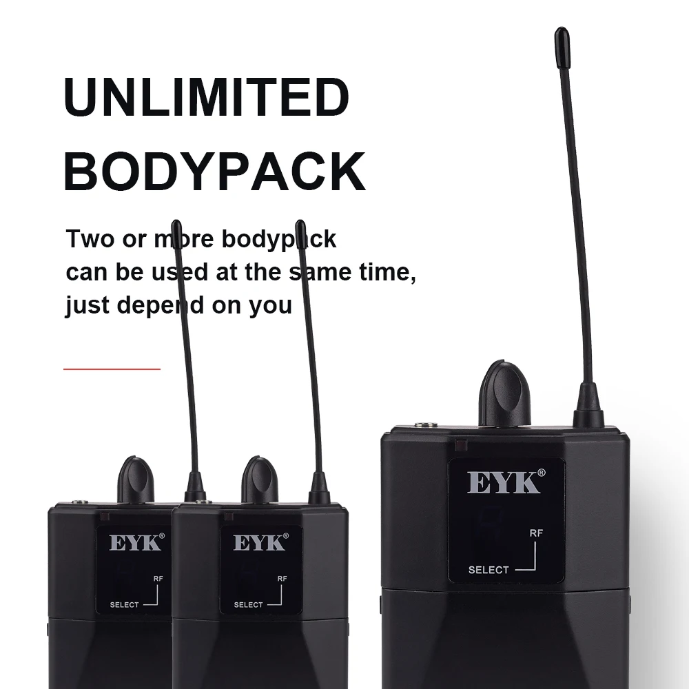 EYK IEM 82 Беспроводной вкладыши мониторинг Системы UHF двухканальная в режиме