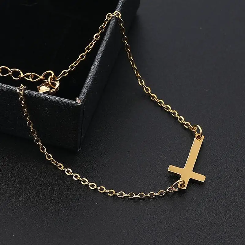 Модное ожерелье с подвеской в виде Креста для женщин и мужчин подарок из