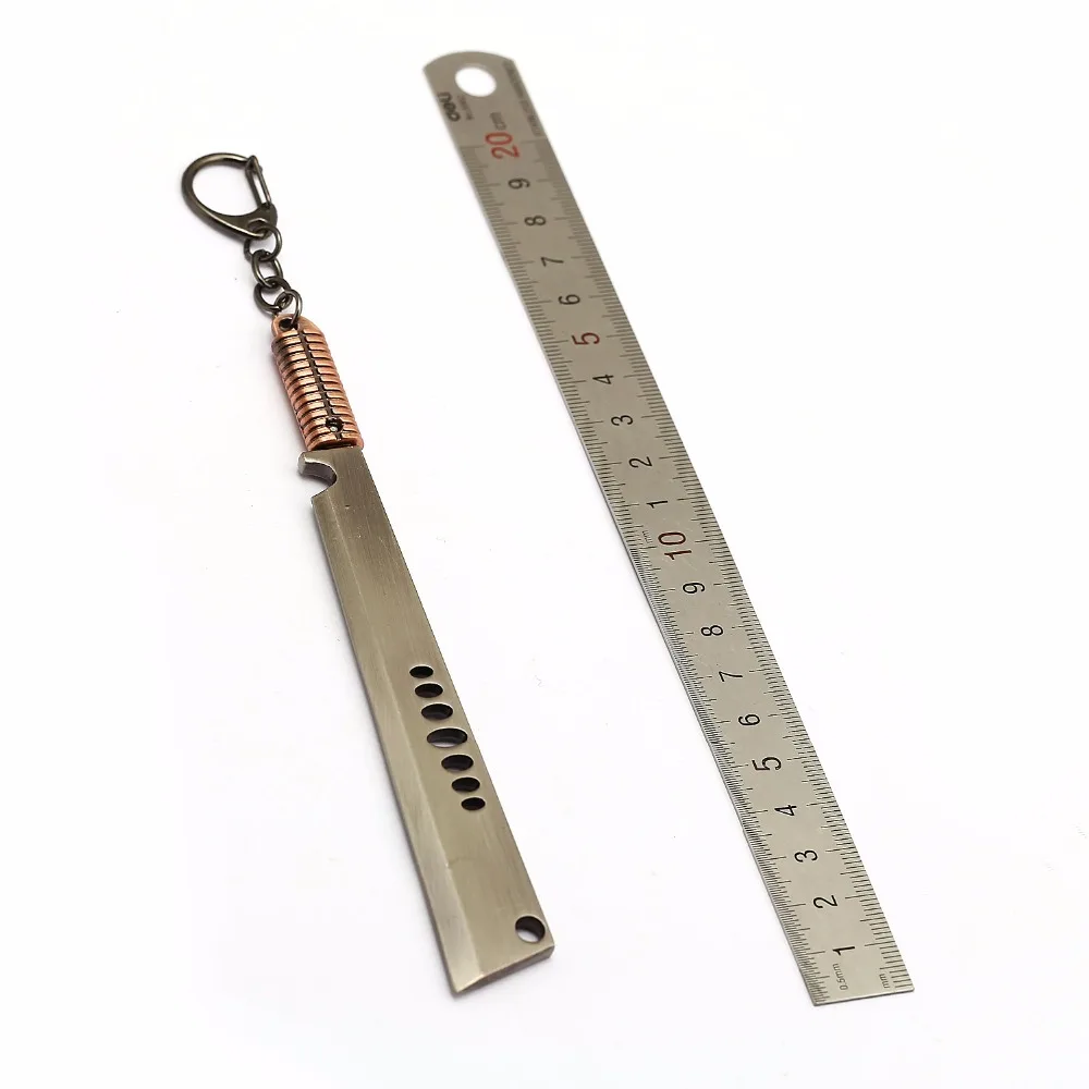 Цепочка с подвеской в виде мачете Battleground металлическое кольцо для ключей PUBG