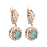 new earrings 2022 trend gift color round hollow drop earrings for women unusual earrings wedding fashion jewelry