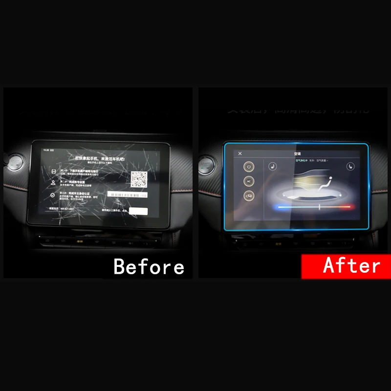 Автомобильная защитная пленка из закаленного стекла для gps-навигатора