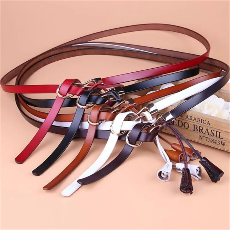 

Thin Real Leather Belt Female Waistband Waist Belts Women Wild Small Belt Strap Lady cinturon mujer cinto feminino cinturones