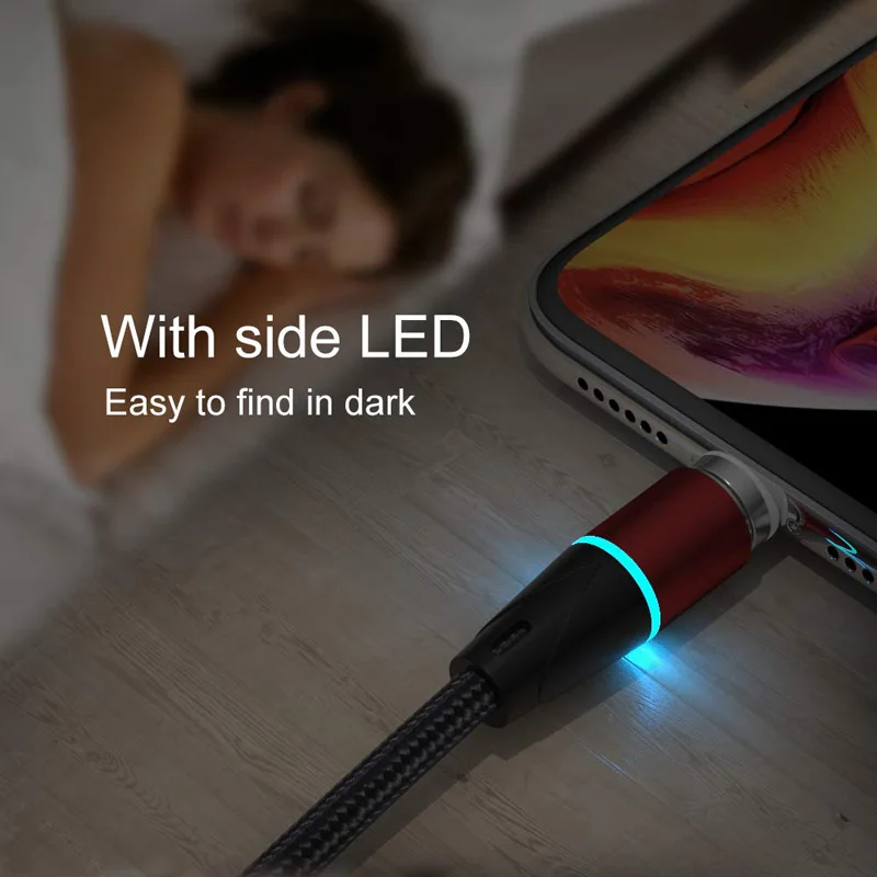 Магнитный кабель CANDYEIC для быстрой зарядки USB C OPPO Reno3 Pro Reno2 Ace Find X2 A11x K5 R17 F11Pro A5 A9 Type