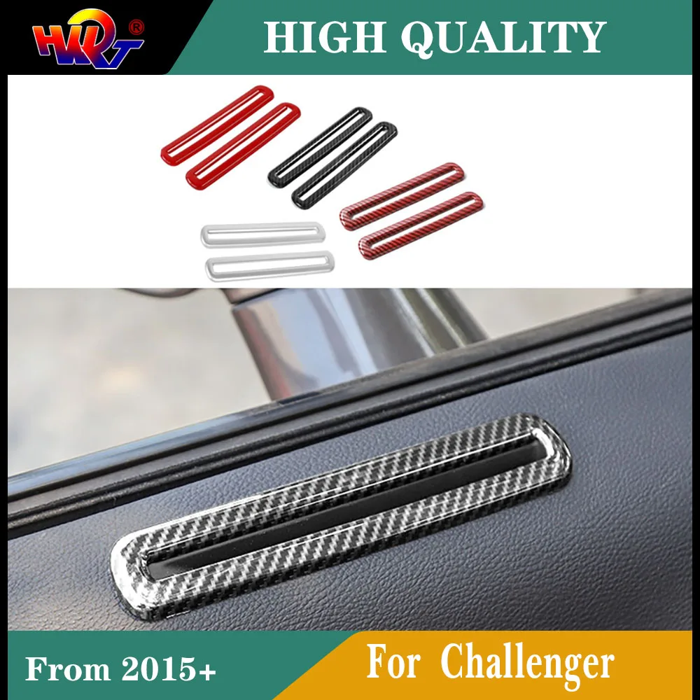 

Fit For Dodge Challenger 2015+ Interior Mouldings Side Door Air Vent Cover Tirm Air Outlet Decoration Sticker Auto parts