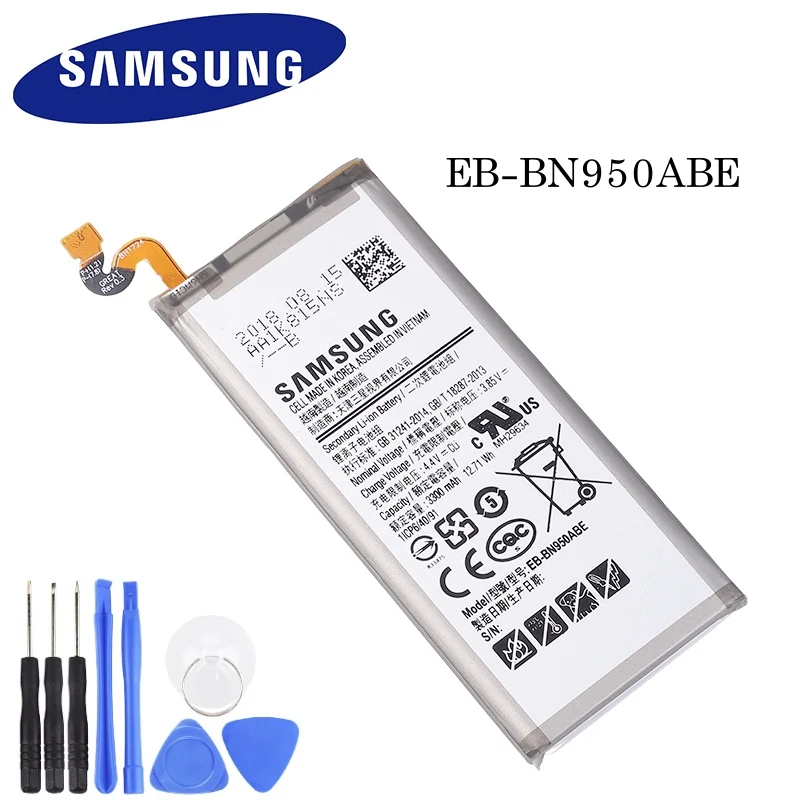 EB-BN950ABE сменный аккумулятор для телефона samsung GALAXY Note 8 N950 N950F N950U N950N Аккумуляторы для телефонов 3300 мАч