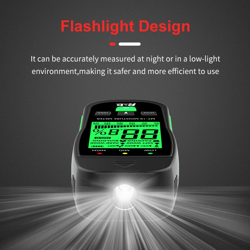 Цифровой измеритель влажности древесины R &amp D настенный гигрометр детектор