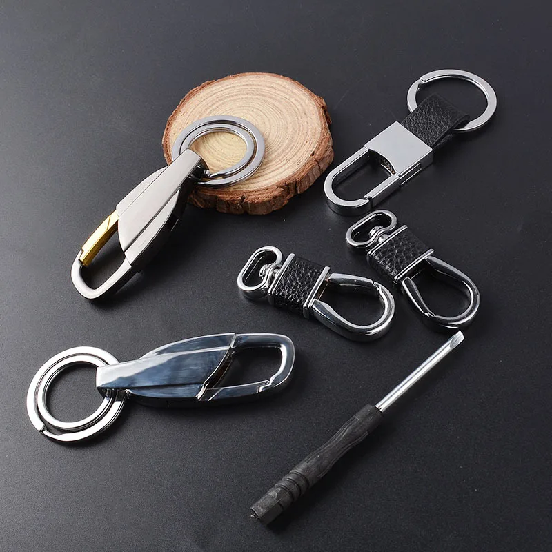 Высококачественный кожаный автомобильный брелок для мужчин и женщин Подвесные