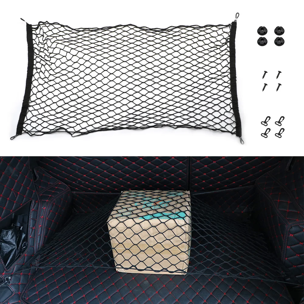 

Мульти подвесные сетки карманные для багажника автомобиля сетка для хранения сумка для груза нейлоновая эластичная сетка органайзер для багажника автомобиля аксессуары для интерьера
