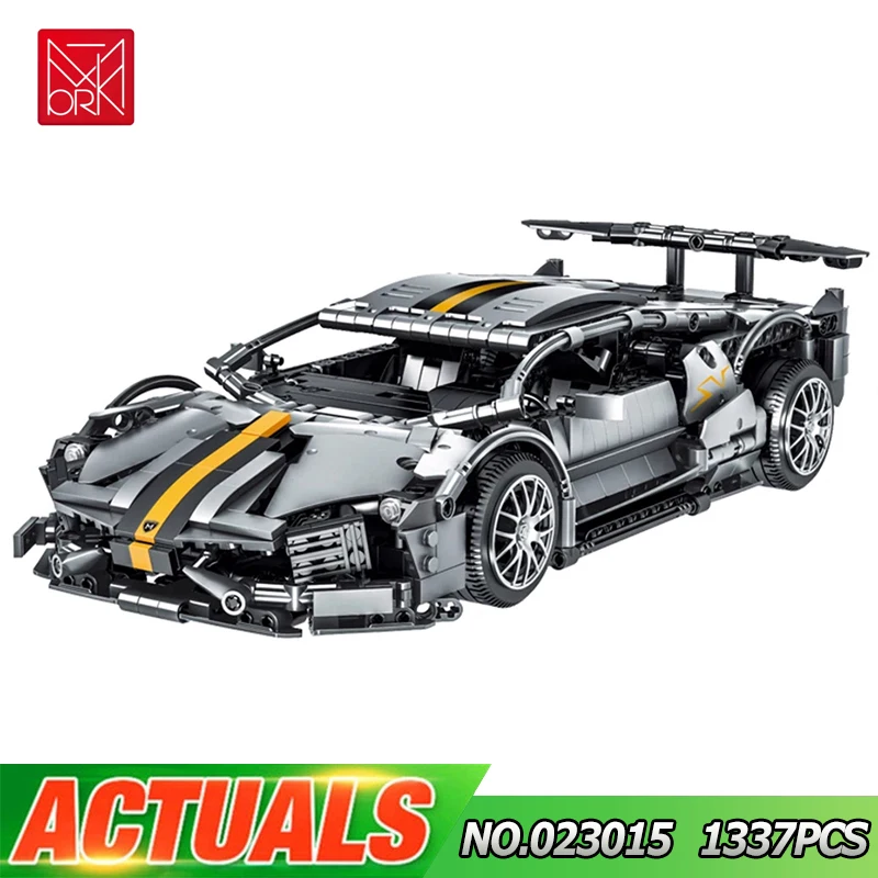 

Высокотехнологичная модель автомобиля MOC 023015 1337CS SuperSport, городской автомобиль, строительные блоки, кирпичи, развивающие игрушки для детей