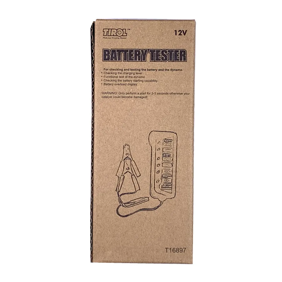 Тестер батареи Цифровой тестер емкости проверка для 12 В батарея источник питания