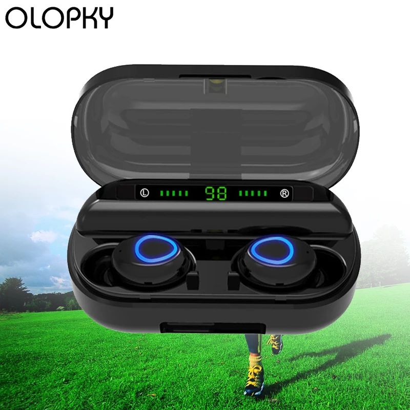 

TWS Bluetooth наушники 8D с микрофоном светодиодный дисплей беспроводные Bluetooth гарнитуры наушники водонепроницаемые шумоподавляющие гарнитуры