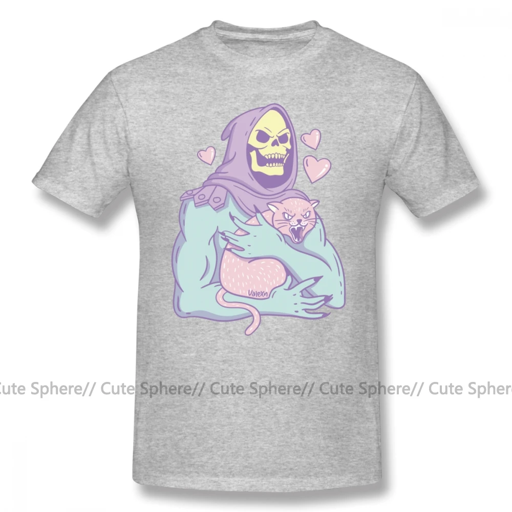 Футболка «Мастера Вселенной» Skeletor S Cat, футболка, 100 хлопок, 4xl, футболка с принтом, Мужская модная Милая футболка