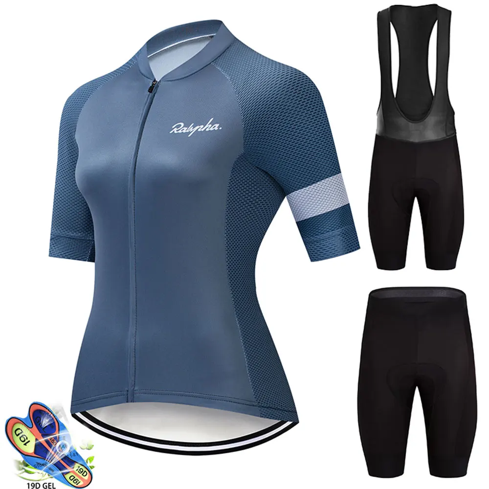 

2022 Women bicycle jersey bib set Quick-Dry mountain bike clothing dress Summer outdoor sports cycling clothes Ladies MTB wear