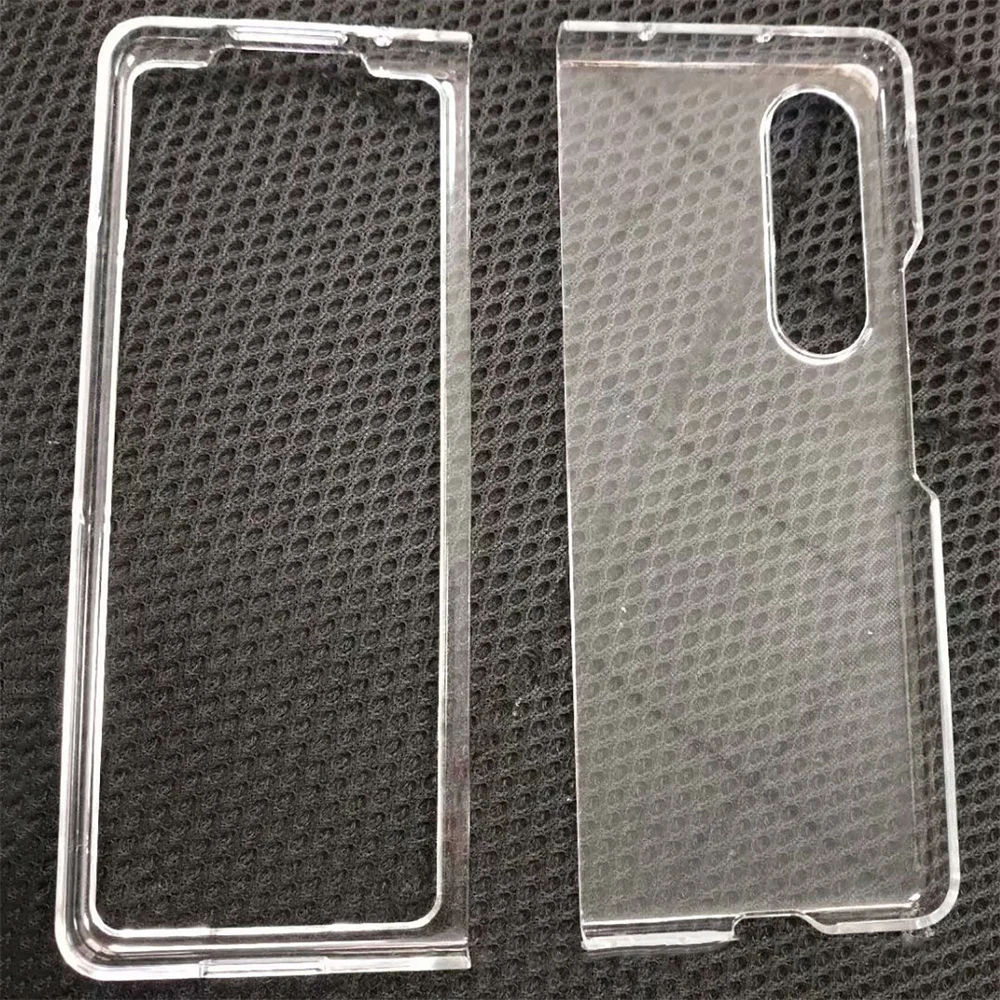 Складной жесткий чехол для телефона из поликарбоната прозрачная глянцевая