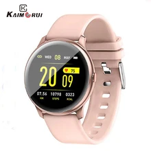 2021 Women Smart Watch Waterproof Heart Rate Monitor Blood Pressure Sport Smartwatch Fitness Tracker Connect IOS Android Phone