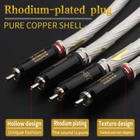 hifi 5n occ rca audio cable high end cd amplifier 2rca to 2rca public interconnect audio cable
