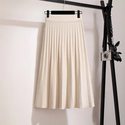 701-2019 новые зимние вязаные измельченные длинные женские юбки юбка для девочек |