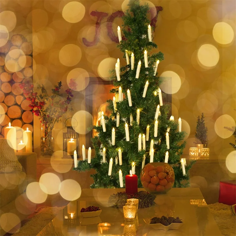 10 шт./лот светодиодный Рождественский светильник для украшения деревьев