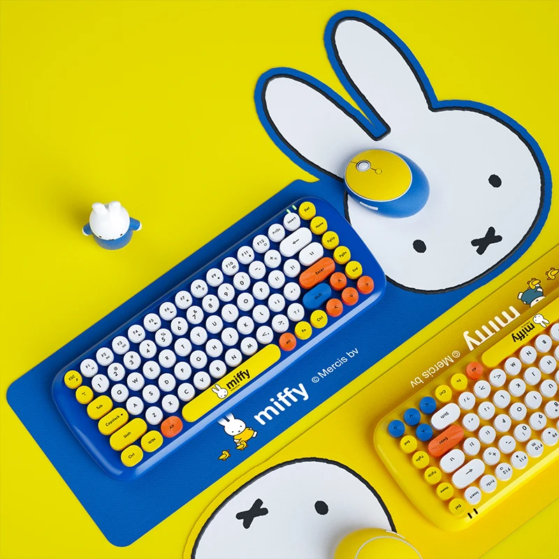 Беспроводная игровая клавиатура MIPOW &amp Miffy USB и мышь набор для геймеров ноутбука Mac