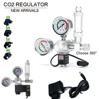 diy aquarium co2 regulator magnetic solenoid kit check valve fish tank accessories co2 control system reactor generator set