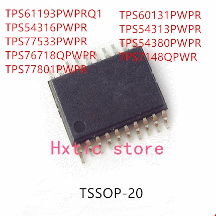 10 шт. TPS61193PWPRQ1 TPS54316PWPR TPS77533PWPR TPS76718QPWPR TPS77801PWPR TPS60131PWPR TPS54313PWPR TPS54380PWPR TPS7148QPWR IC